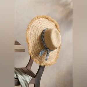 Anthropologie Raya Raffia Hat